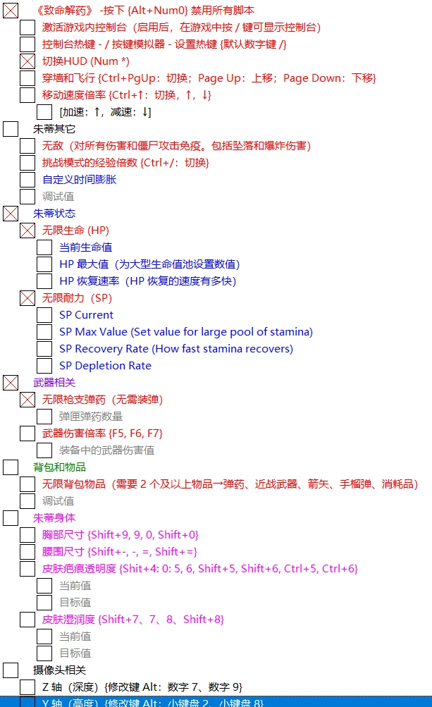 图片[2]-《致命解药》V0.6有效修改器发布：无敌/无限体力/无限弹药全支持！-蒸汽游戏宝库 - 高质量Steam单机游戏下载站